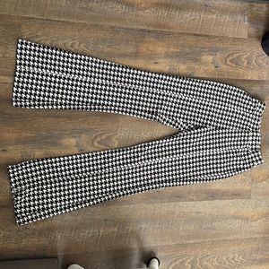 Shein Houndstooth Slight Flare Pants